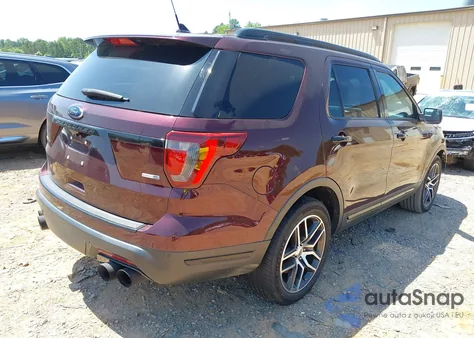 2018 Ford Explorer Sport from USA, damaged, VIN 1FM5K8GT3JGC90284